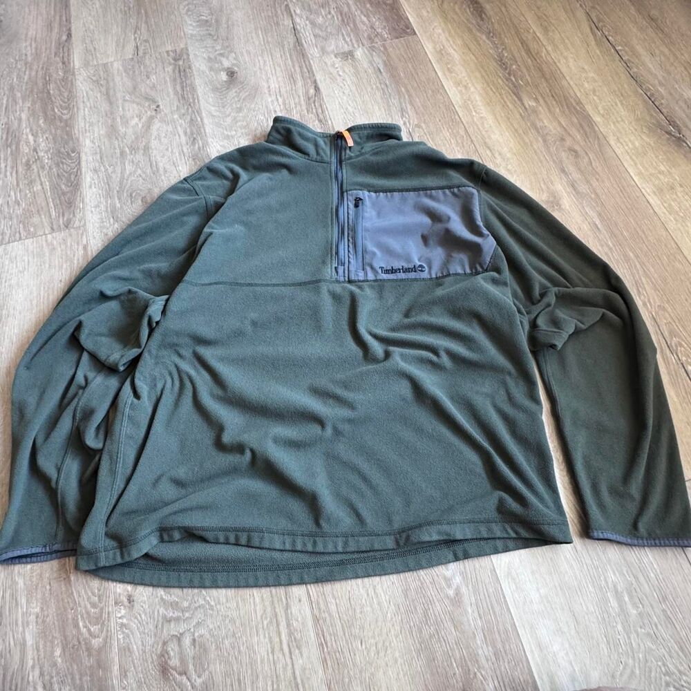 Timberland Men's Green and Khaki Jacket